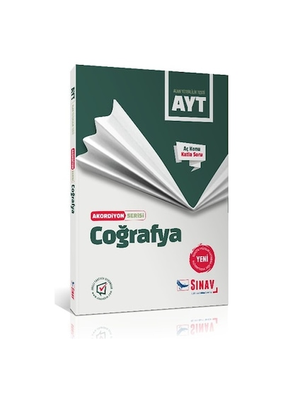 Sınav Ayt Coğrafya Akordiyon Serisi