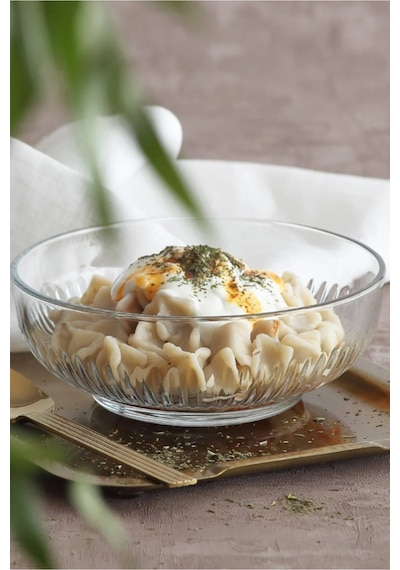 Lav Tokyo Cam Salata Kasesi 2'li Orta Boy 880 ml Yuvarlak (Sunum Kasesi , Hazırlık Kasesi)