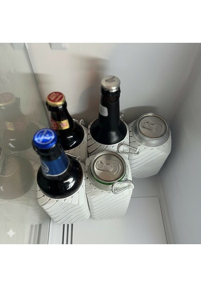 Mottopi Kare Beyaz Bira Çorabı ,bira Gizleyici,bira Kılıfı,bira Soğutucu