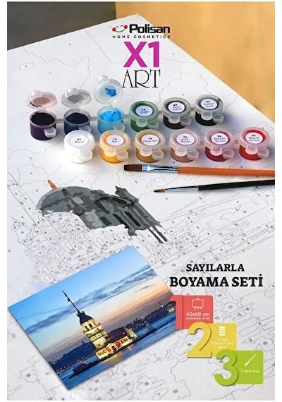 Polisan X1 Art Sayılarla Boyama Seti