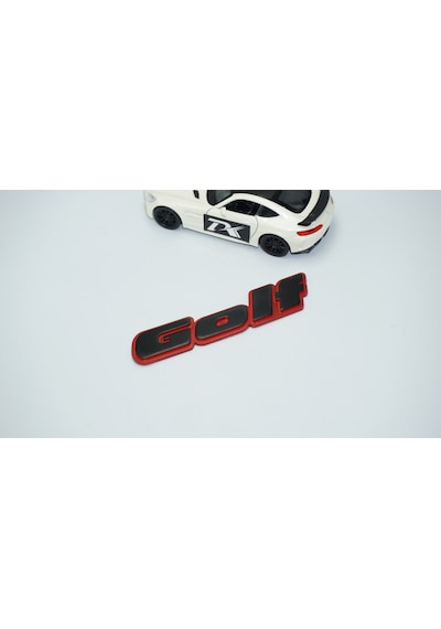 Dk Tuning Golf Mk2 Mk3 Bagaj Siyah Kırmızı Yazı Logo Volkswagen İ