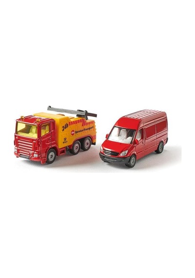 Siku 1667 Breakdown Truck Wıth Van Metal Plastik Oyuncak Çekici