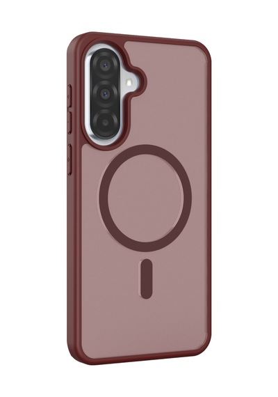 Joko Samsung Uyumlu Galaxy A56 Jota Magsafe Kapak - Bordo Çok Renkli