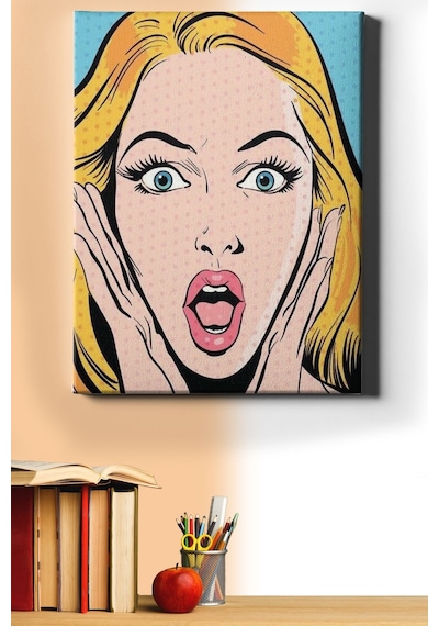 Webstyle Sayılarla Boyama Seti Kasnaklı Hayret 50 X 65 Cm