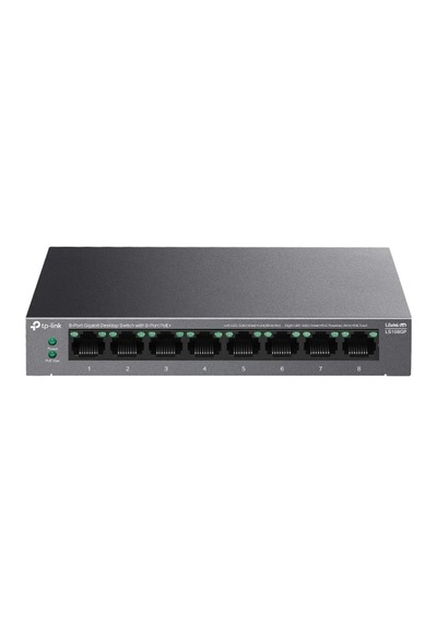 Tp-link Ls108gp 8-port Gigabit Desktop Switch With 8-port Poe+