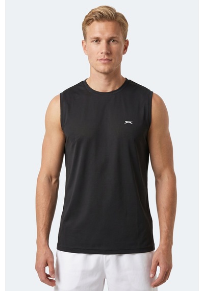 Slazenger Herofıt Erkek Kolsuz Siyah Atlet