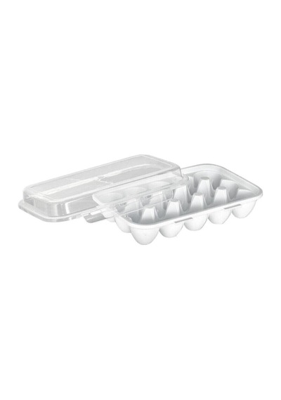 15'li Egg Box Kilit Kapaklı Yumurtalık & Yumurta Kutusu Plastik Çok Renkli Diğer