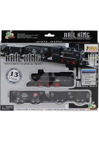 Mey İthalat Tl05 13 Parça Işıklı Klasik Tren- Şim