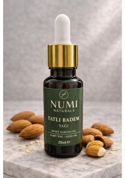 Tatlı Badem Yağı 20 Ml %100 Saf Sweet Almond Oil Doğal Saç Ve Cilt Bakım Yağı