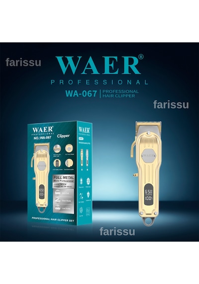 Wa-067 Profesyonel Saç Kesme Makinesi Full Metal Gövde 2 Saat