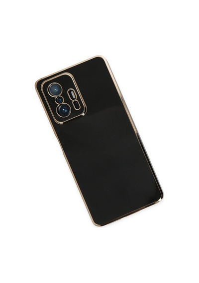 Newface - 5 - Xiaomi Mi 11t Pro Kılıf Volet Silikon - Csmo-tex - - Siyah Sıyah