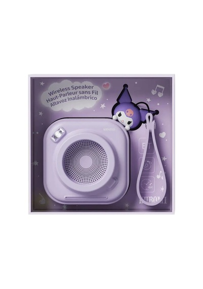 Mınıso Sanrio Lisanslı Kuromi Bluetooth Hoparlör A133 Kablosuz Taşınabilir Ses Sistemi