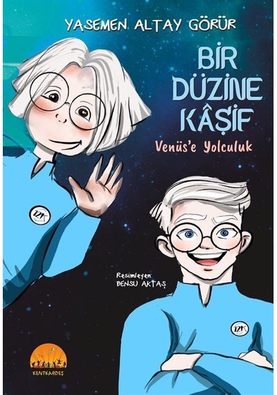 Bir Düzine Kaşif Venüs'e Yolculuk Renkli Baskı / Yasemen Alt...