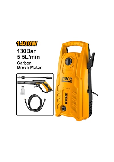 Ingco ING-HPWR14008 130 Bar 1400W Yüksek Basınçlı Yıkama Makinesi