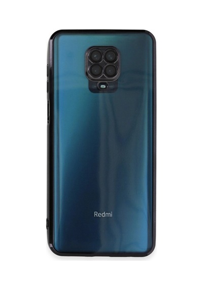 Xiaomi Redmi Note 9 Pro Kılıf Razer Lensli Silikon - Siyah -