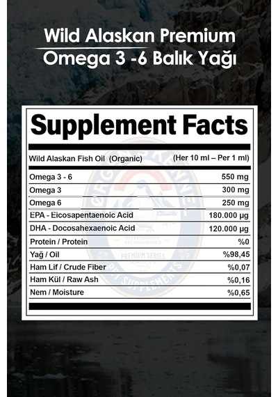 Jorgens Kennel Kedi Ve Köpek Için Doğal Omega 3-6 Wild Alaskan Triple Strength Balık Yağı I Fish Oil