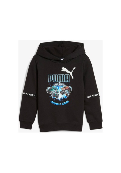 Puma X Hot Wheels Çocuk Siyah Sweatshirt Black Black