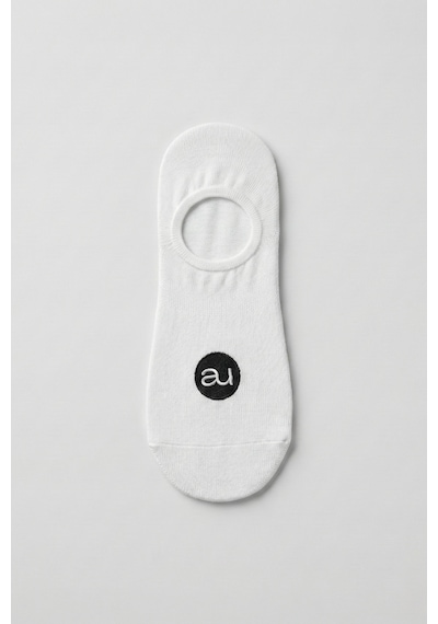 Allunique Penye Pamuk 3'lü Asorti Görünmez Sneaker Çorap Siyah - Beyaz - Gri