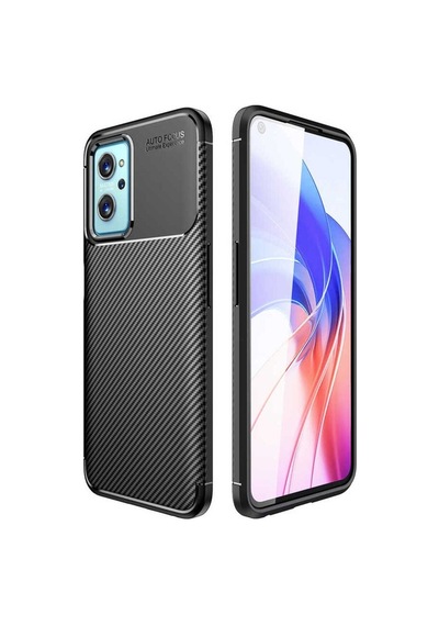 Oppo A96 4g Kılıf Zore Negro Silikon Kapak Siyah