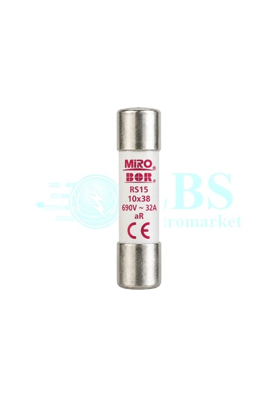 Rs15 690v 32a 10x38 Hızlı Porselen Sigorta 3'lü Paket