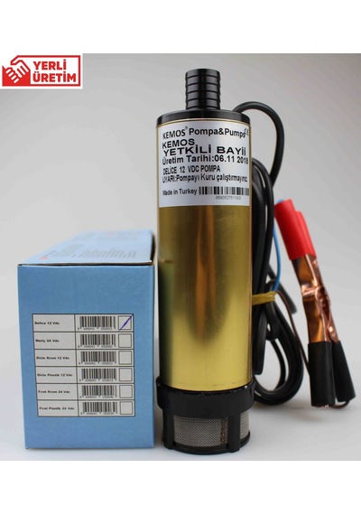 Deli̇ce 12 Volt Pompa Ali̇münyum Gövdeli̇