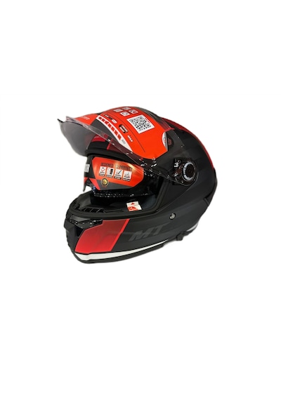 Mt Thunder 4 SV Tears B5 Kapalı Kask Kırmızı Mat Siyah