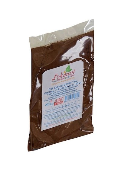 Türk Kahvesi Günlük Taze Çekilmiş 3.75 Orta Krum 100 Gr Paket