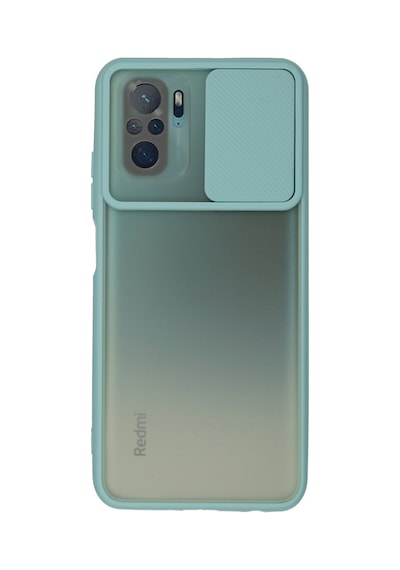 Redmi Note 10 Kılıf Palm Buzlu Kamera Sürgülü Silikon - Turkuaz Bzsxx00 1