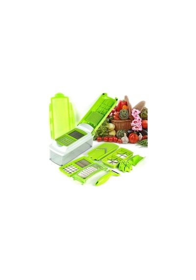 Pratik Rende Doğrayıcı Set Açık Yeşil