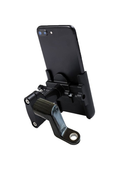 Powertec Gidon ve Ayna Bağlantılı Alüminyum Gövdeli Motosiklet-Bisiklet Telefon Tutucu