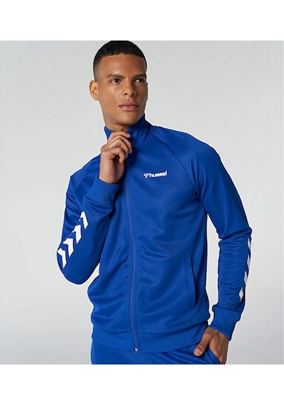 Hummel 921133-7788 Falconzo Zip Erkek Spor Ceket Mavi