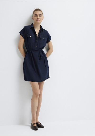 Mavi - Barbara Gold Klasik Rinse Jean Elbise 130548-a3894 Lacivert