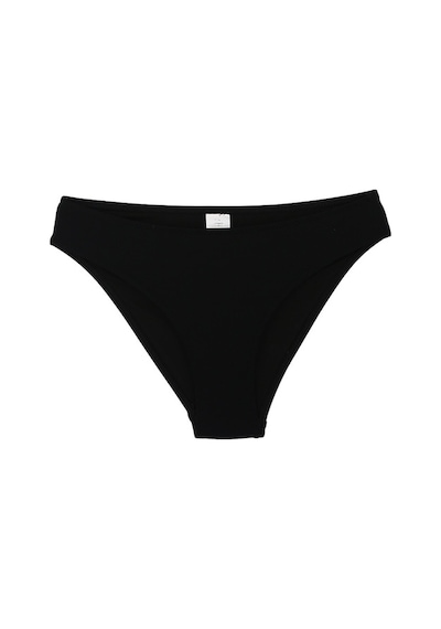Zi Siyah Düz Kalın Kenar Bikini Altı