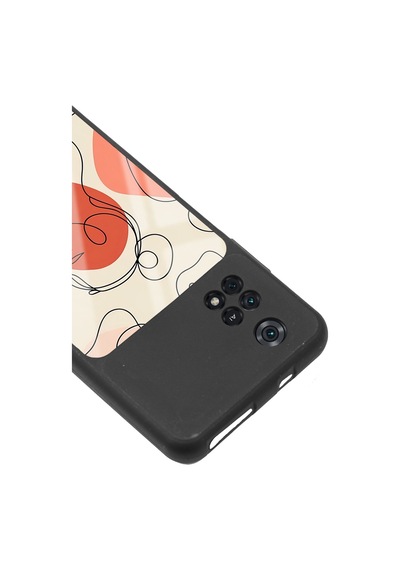 Poco M4 Pro Nude Maske Tasarımlı Glossy Telefon Kılıfı Çok Renkli