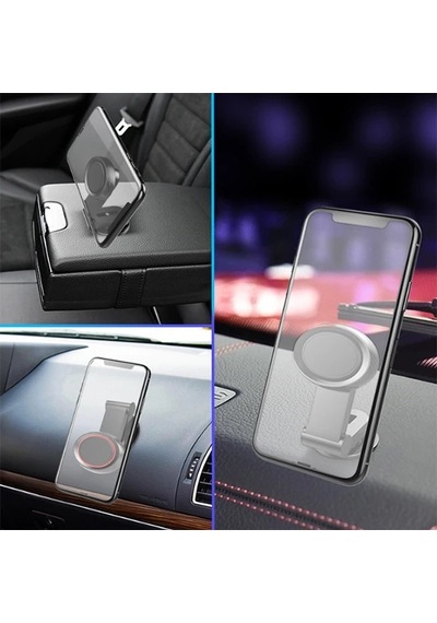 Ally Mıknatıslı Araç Telefon Tutucu Cam Ve Torpido Üstü- 5775 Siyah