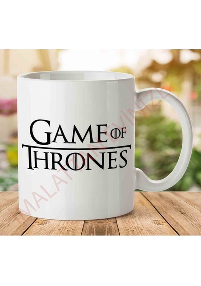A2406 Game Of Thrones Logo İki Tarafı Baskılı Kupa Bardak.jpg Çok Renkli