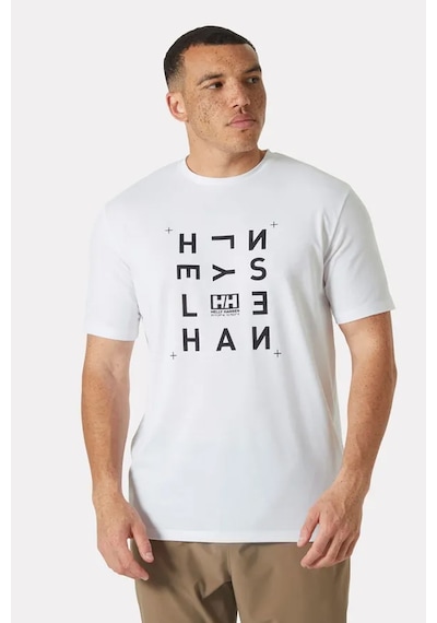 Helly Hansen Skog Recycled Graphic T-shirt Hha.63082 002 Beyaz