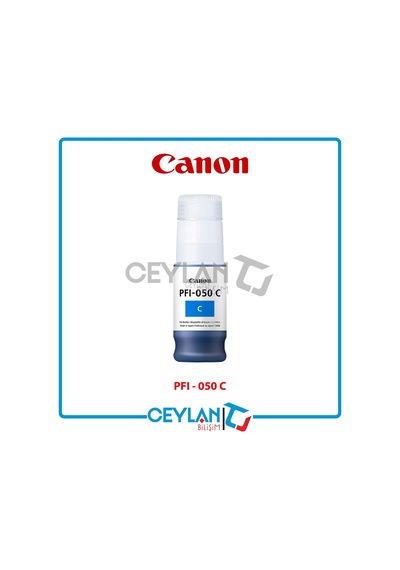 Canon Mürekkep Tankı Pfı-050 C- Pigment Camgöbeği Mürekkep Tankı 70ml