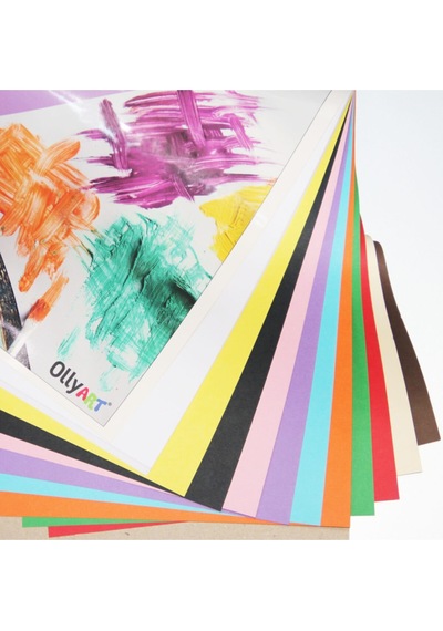 Ollyart Fon Kartonlu Sanatsal Resim Blok 35X50 Cm.