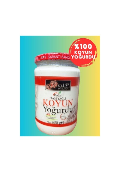Koyun Yoğurdu % 100 Doğal 4 Adet 650g Toplam 2.600g Alp Ezine Yoğurdu