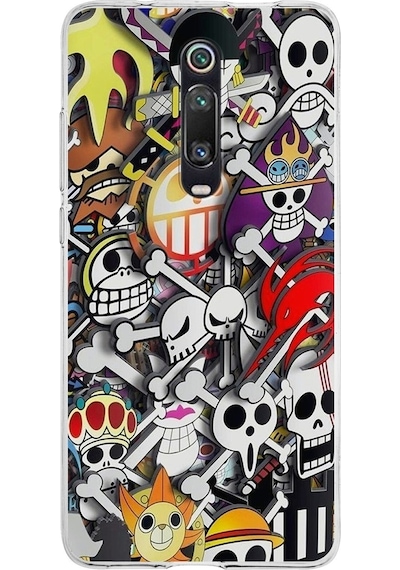 Xiaomi Mi 9t Pro Uyumlu Kapak Anime Tasarımlı Şeffaf Silikon Kılıf Şeffaf