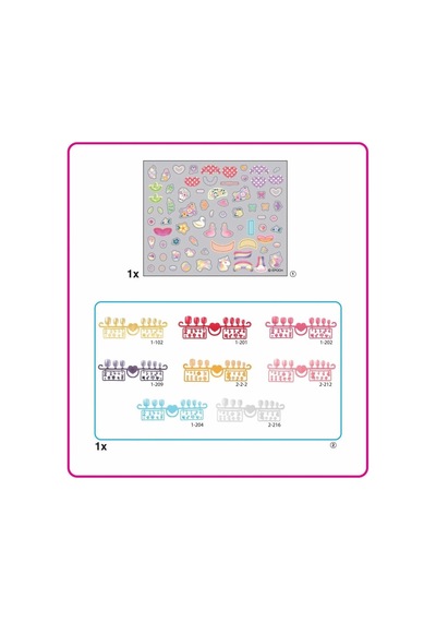 35059 Aquabeads Kalpler Ve Kurdeleler - Yedek Tırnak Paketi +4 Yaş
