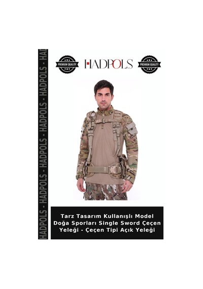 Hadpols Tarz Tasarım Kullanışlı Model Doğa Sporları Single Sword Çeçen Yeleği - Çeçen Tipi Açık Yeleği Çok Renkli