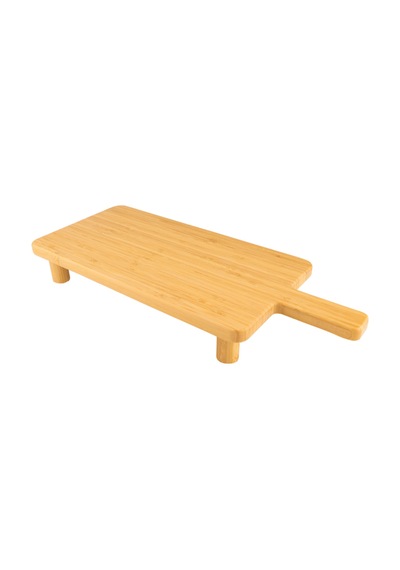 Bambum Mogni Ayaklı Sunum Tepsisi 43x18 Cm Renkli