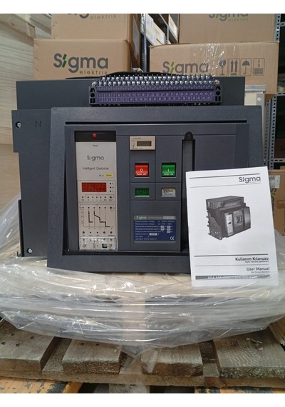 Sigma Termik Manyetik Şalter 4 Kutuplu - Sfa2500h4 2500a Açık Tip Güç Şalteri