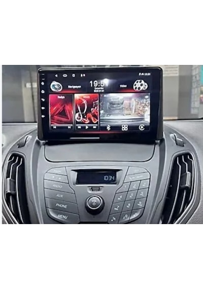 Foxus Ford Courier 2020+ 9 İnç 4gb Ram 64gb Hafıza Android Dokunmatik Ekran Oto Teyp - Carplay Wifi Gps Bluetooth Kamera Destekli Oem