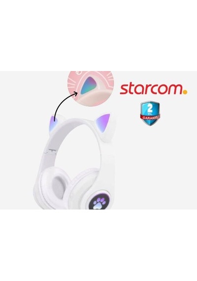 Starcom IKK-12 Kedi Figürlü Bluetooth Kulaklık