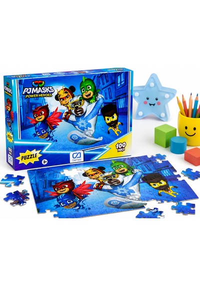 Pj Masks Power Heroes 100 Parça Çocuk Puzzle 3+ Yaş 1