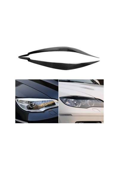 Bmw X6 Karbon Fiber Ön Far Kaşı 1 Çift 2008-2015
