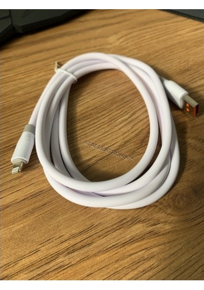 Olesit Apple iPhone Uyumlu 2.4 Amper Hızlı Şarj Şarz Fast Usb Kablo
